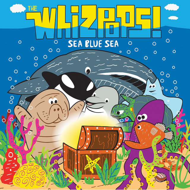 Cover art for album Sea Blue Sea by The Whizpops!