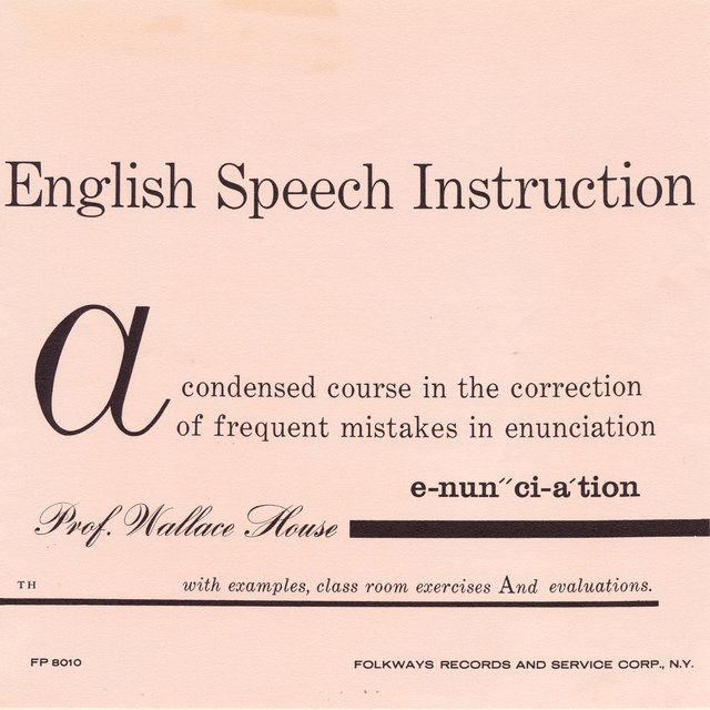 English Speech Instruction