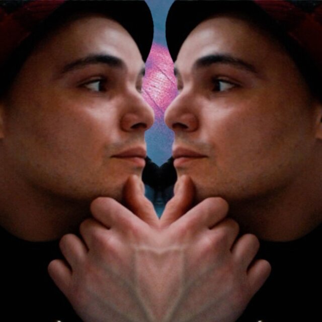 Men Spiegelbeeld