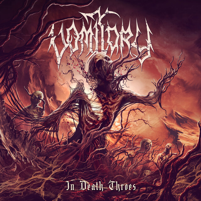 Cover art for album In Death Throes by Vomitory