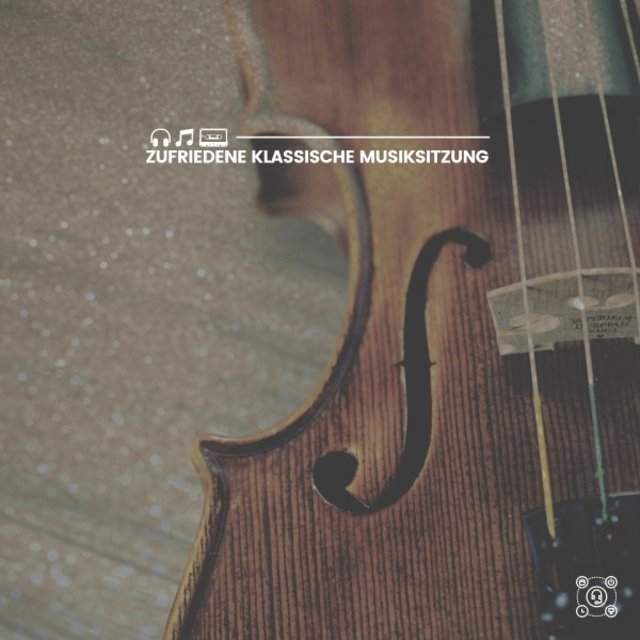 Zufriedene klassische Musiksitzung