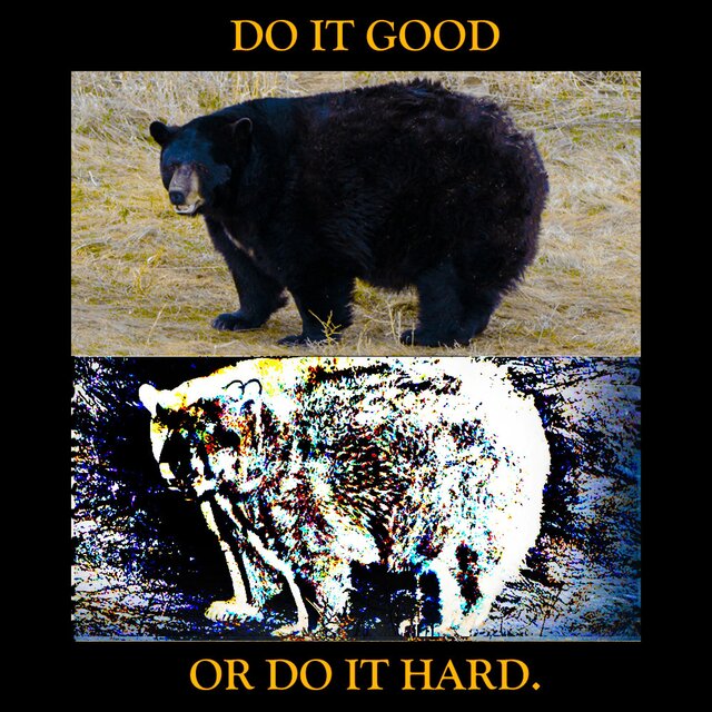 DO IT GOOD OR DO IT HARD