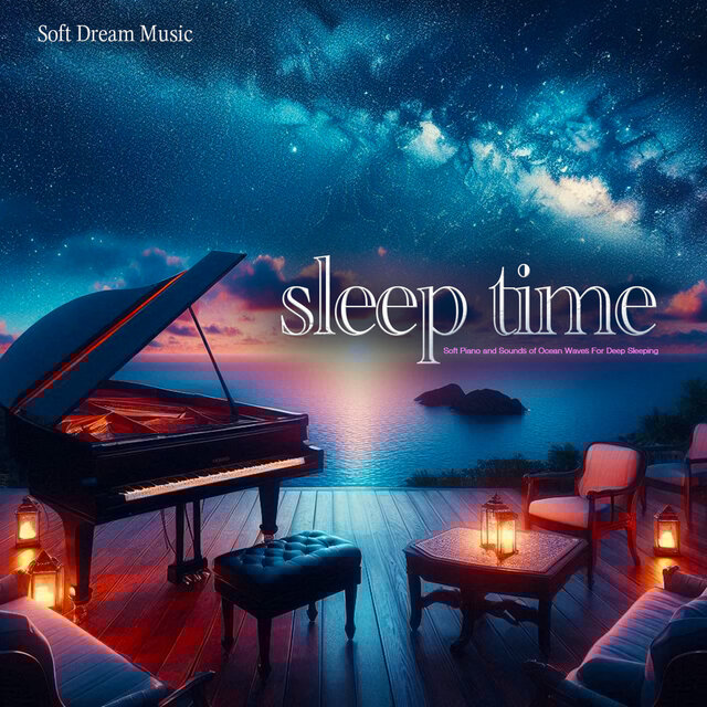 Sleep Time - Soft Piano and Sounds of Ocean Waves For Deep Sleeping