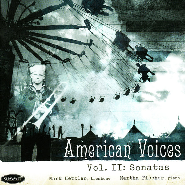 Cover art for album American Voices Vol. II: Sonatas by Mark Hetzler, Martha Fischer