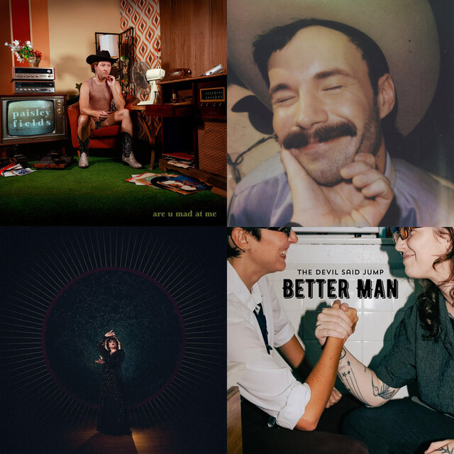 Cover art for album Rainbow Rodeo: A Playlist of LGBTQ+ Country, Americana, Blues, and Roots Music by User