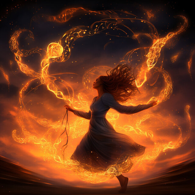 Inferno Sounds: Harmonic Fire Echoes