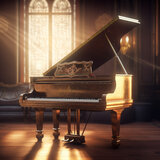 Piano's Meditative Harmonic Journey