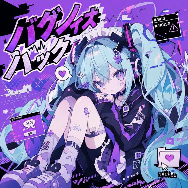 バグノイズ・ハック, VOL.2 by おやすみ世界01, Hatsune Miku & Miku