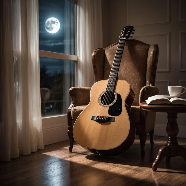 Midnight Strings: Acoustic Guitar for Sleepless Nights