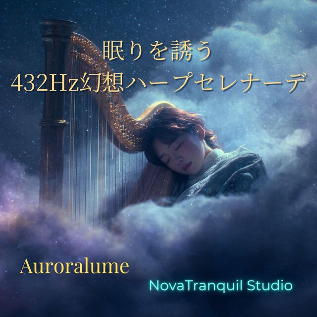 眠りを誘う432Hz幻想ハープセレナーデ