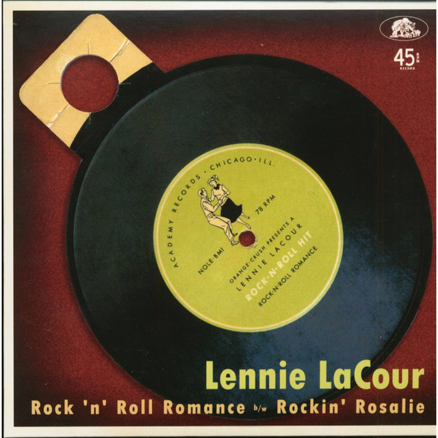 Cover art for album Rock 'n' Roll Romance / Rockin' Rosalie by Lennie Lacour
