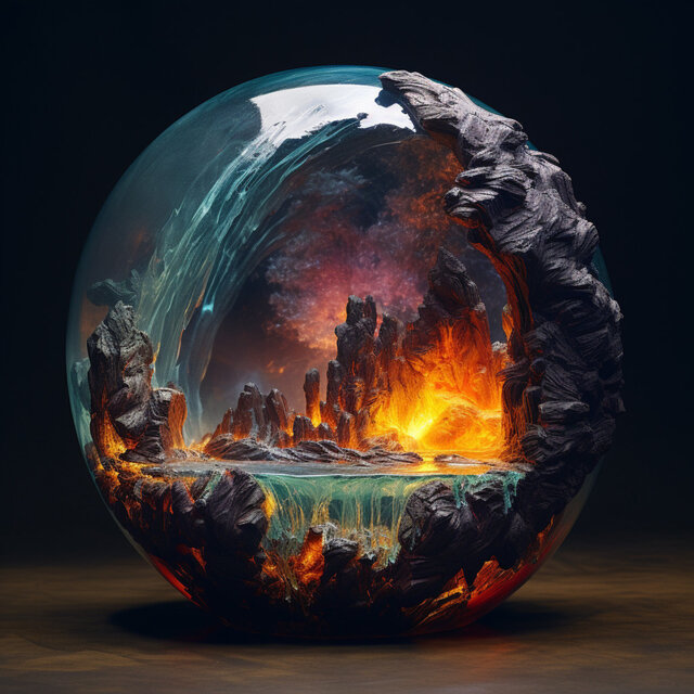 Melodic Ember Tranquility: Fire Bonfire Meditation