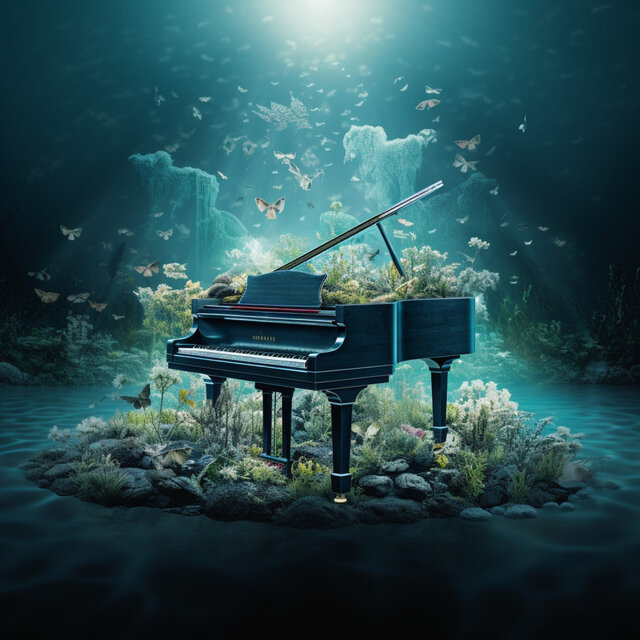 Thoughtful Harmonics: Reflective Piano Music