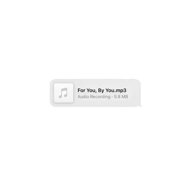 for you, by you