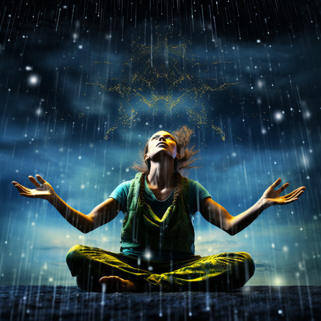 Yoga Serenity in Rain: Meditative Soundscapes