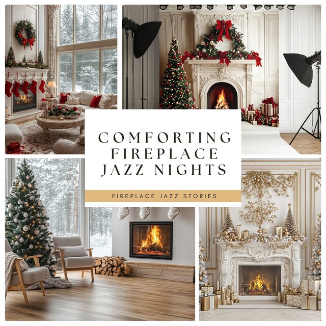 Comforting Fireplace Jazz Nights