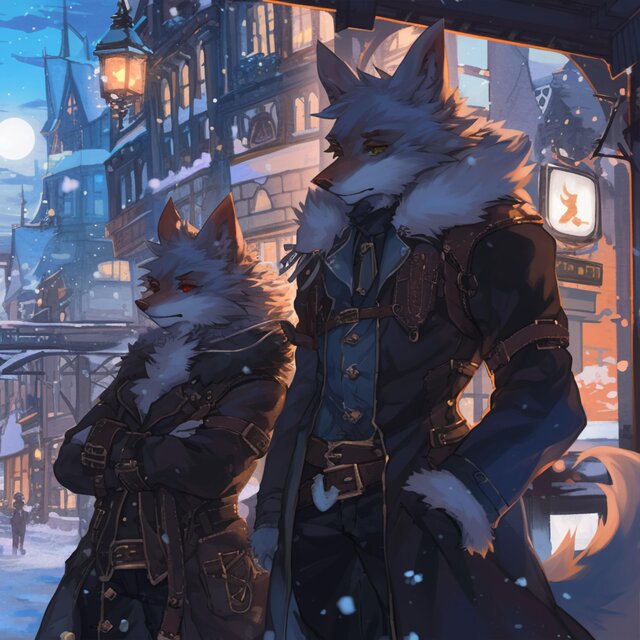 Suspiciously Frozen City (Kemono Steampunk)