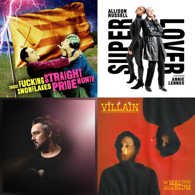 Cover art for album Rainbow Rodeo: A Playlist of LGBTQ+ Country, Americana, Blues, and Roots Music by User
