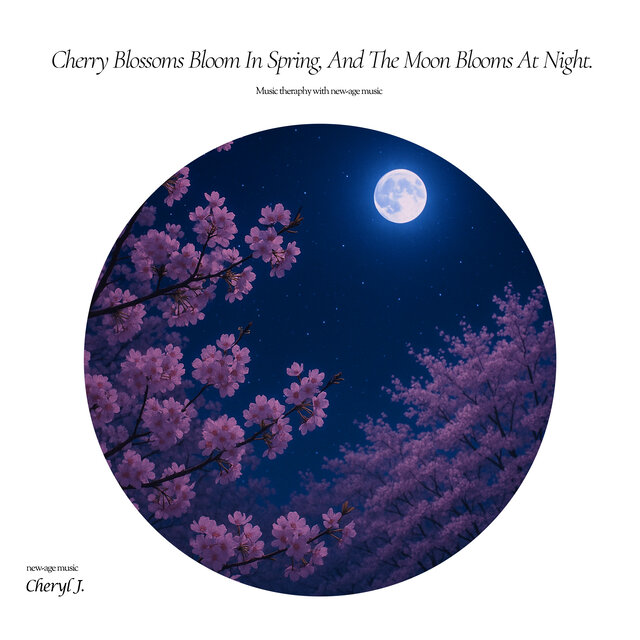 Cherry Blossoms Bloom In Spring, And The Moon Blooms At Night