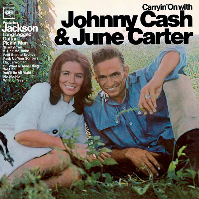 Cover art for album Carryin' On With Johnny Cash And June Carter by Johnny Cash