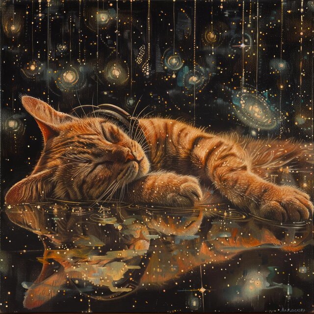 Dagsdrömmande Kattstund
