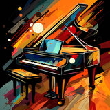 Cosmic Echoes Jazz Piano