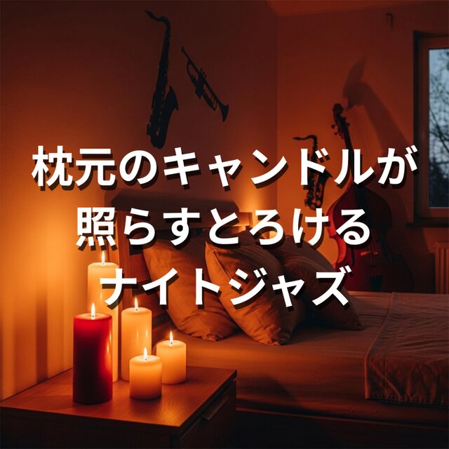 枕元のキャンドルが照らすとろけるナイトジャズ