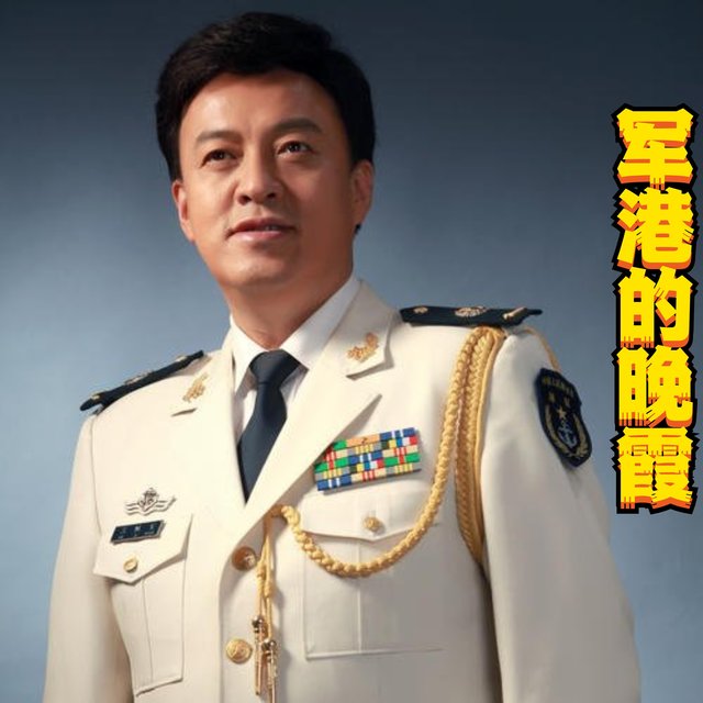 軍港的晚霞