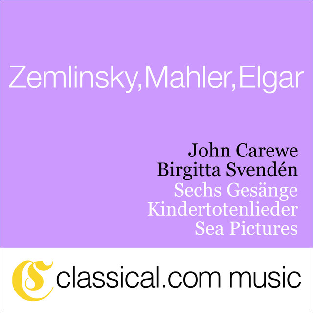 Gustav Mahler, Kindertotenlieder