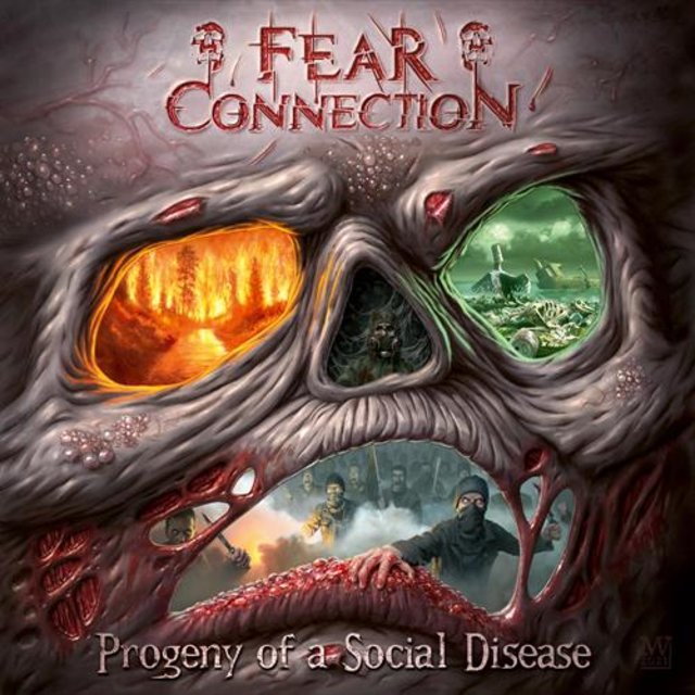 Cover art for album Progeny of a Social Disease by FEAR CONNECTION