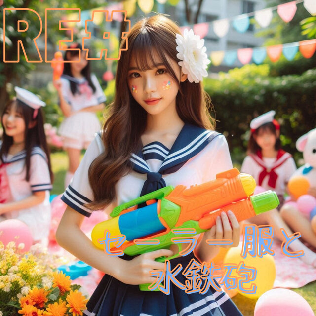 Sailor clothes and water guns