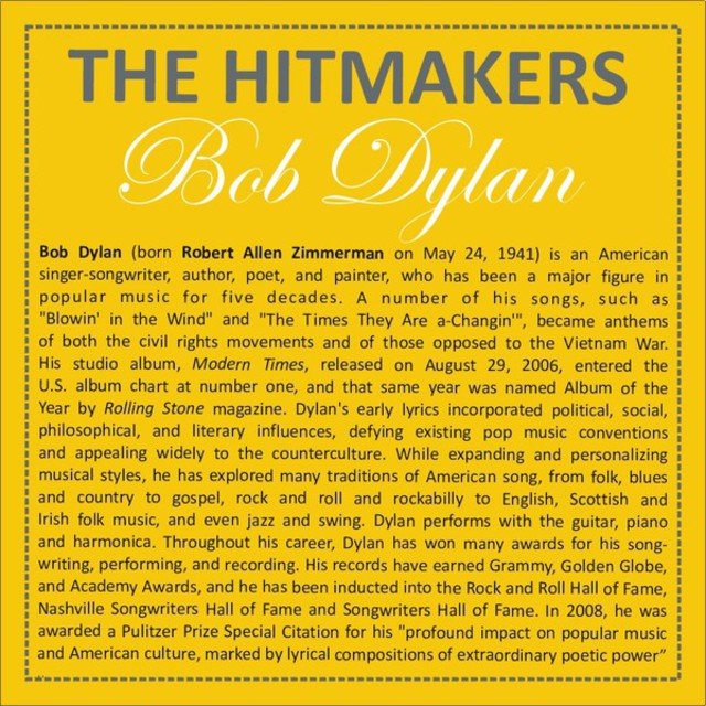 Hits of Bob Dylan (Covers)