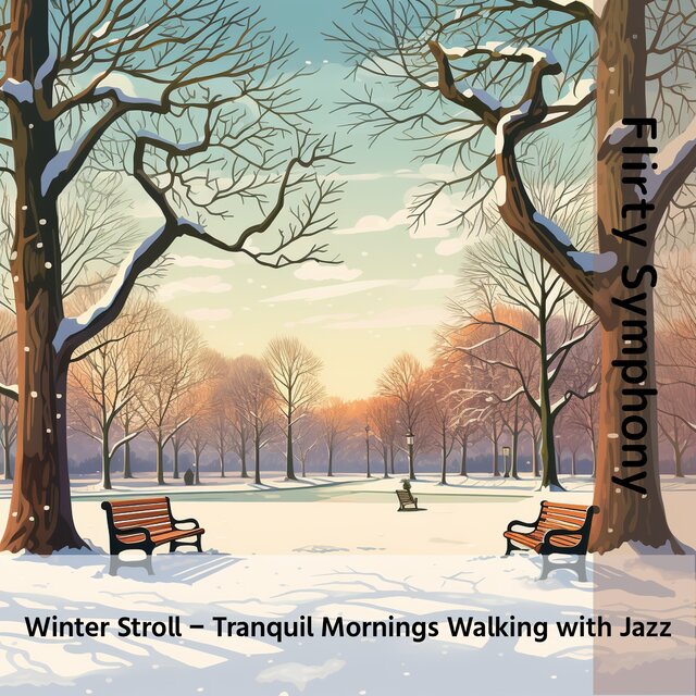 Winter Stroll - Tranquil Mornings Walking with Jazz