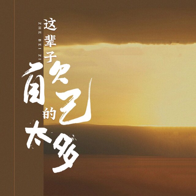 这辈子欠自己的太多