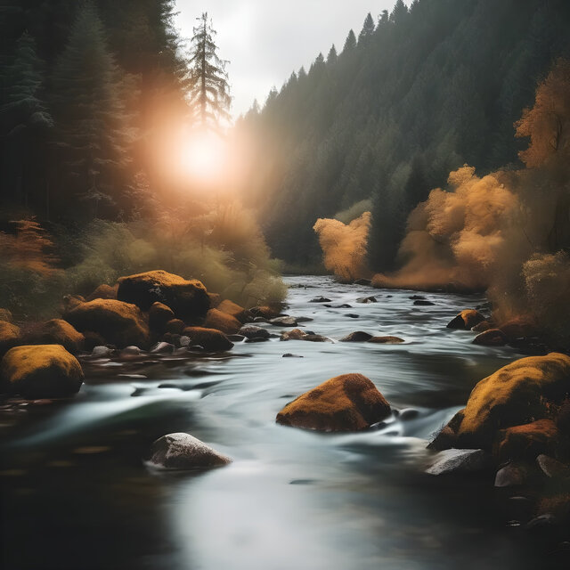 Waterfall and Nature Sounds