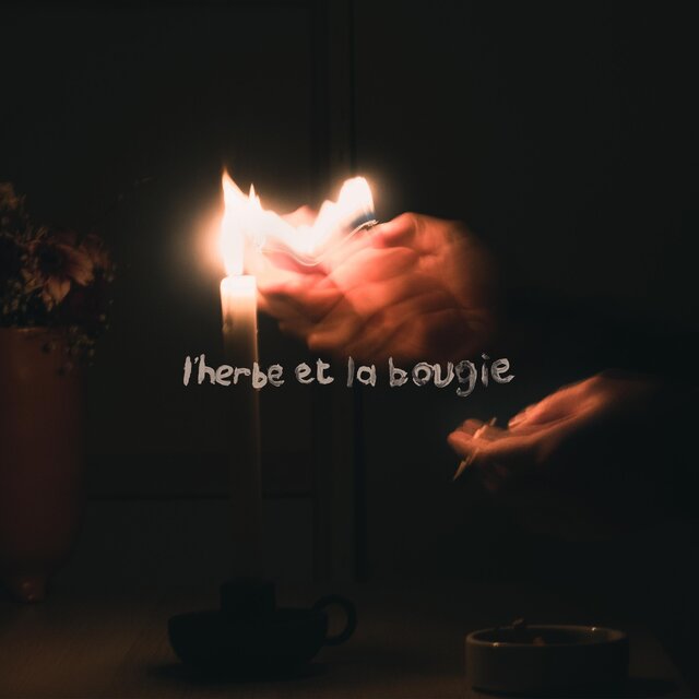 l'herbe et la bougie