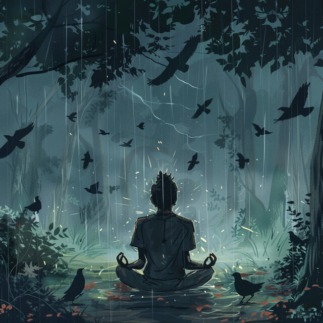 Binaural Rain Meditation: Birds and Nature’s Harmony - 78 72 Hz