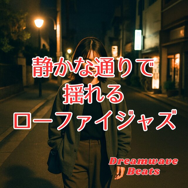 静かな通りで揺れるローファイジャズ