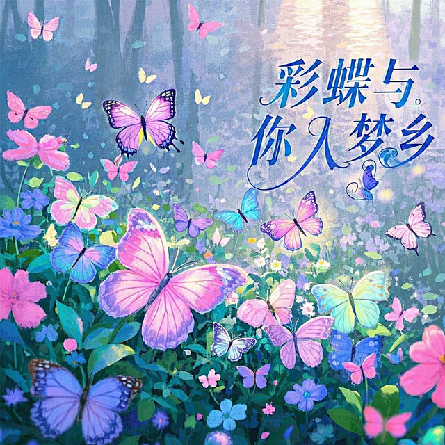 彩蝶与你入梦乡