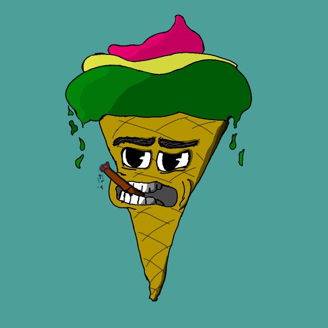 Smoking Icecream Freestyle