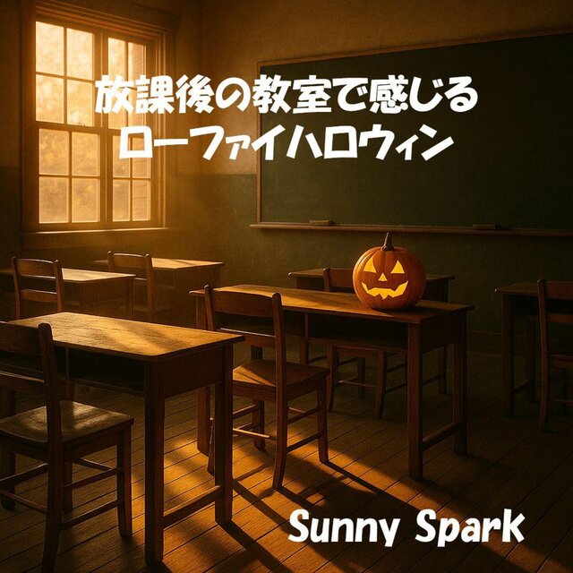 放課後の教室で感じるローファイハロウィン