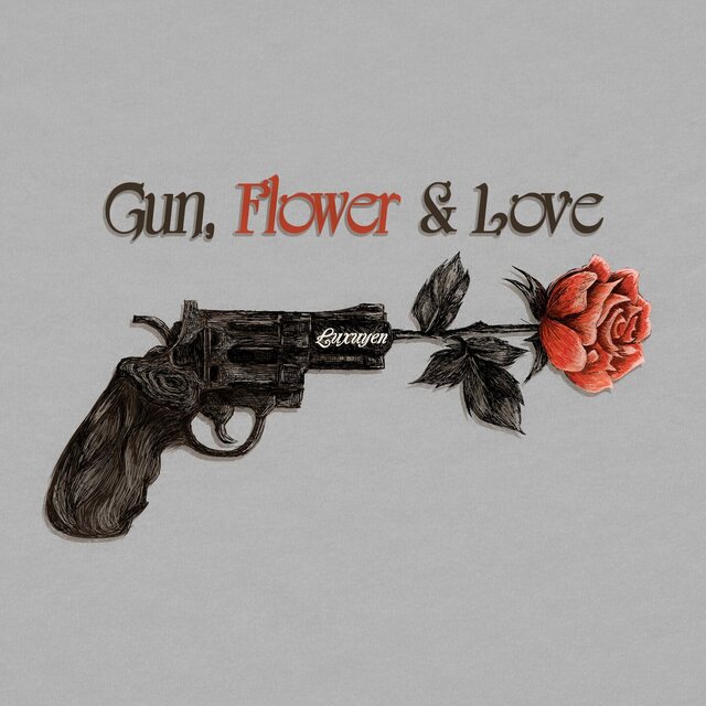Love, flower & gun
