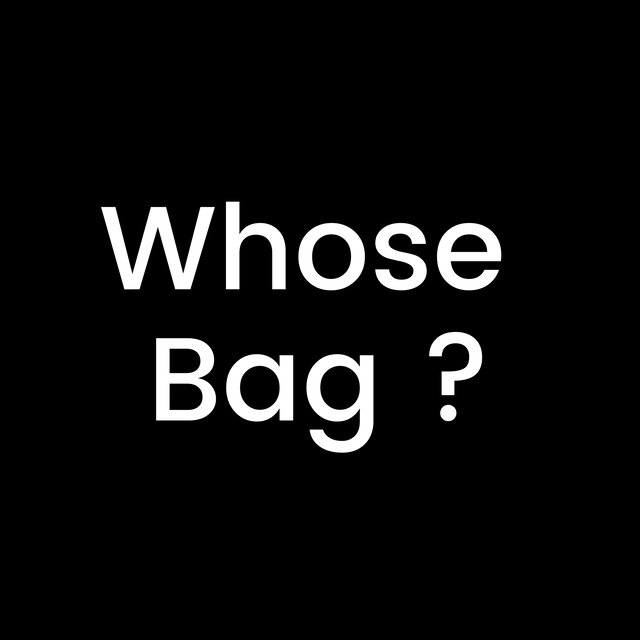 Whose Bag (Acoustic Version)