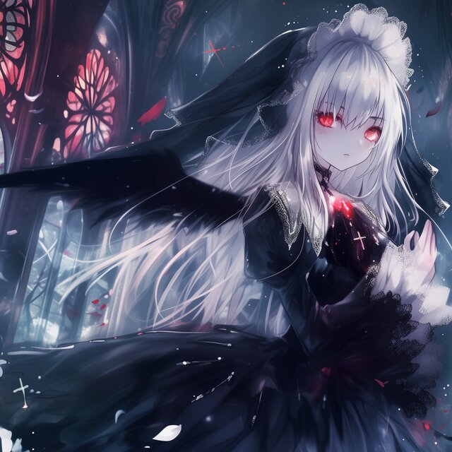 One wing of the black veil