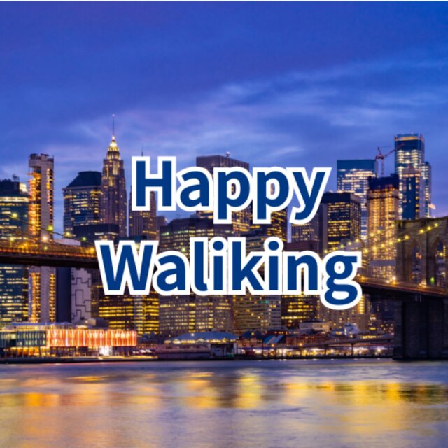 Happy walking
