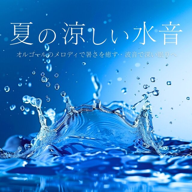 Summer's Cool Water Sounds: Soothe the Heat with Music Box, Drift into Deep Sleep with Waves