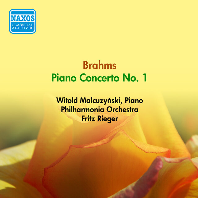 Brahms, J.: Piano Concerto No. 1 (Malcuzynski, Philharmonia Orchestra, Rieger) (1952)