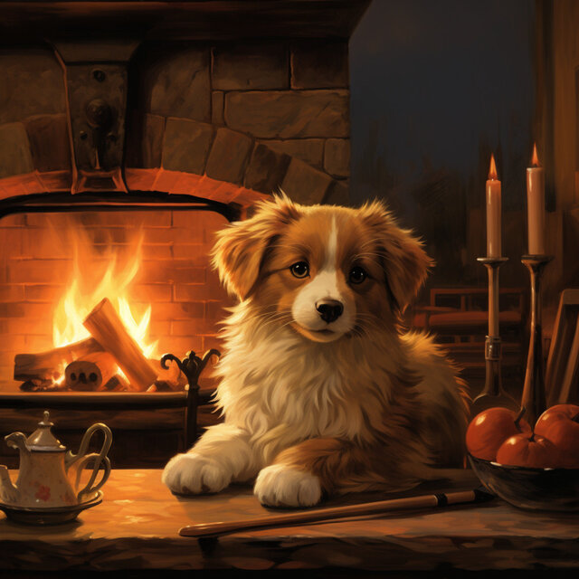 Luz De Fuego Para Perros: Ritmos Juguetones Caninos