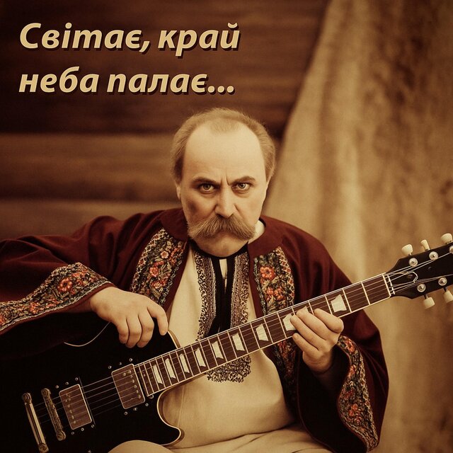 Світає, край неба палає