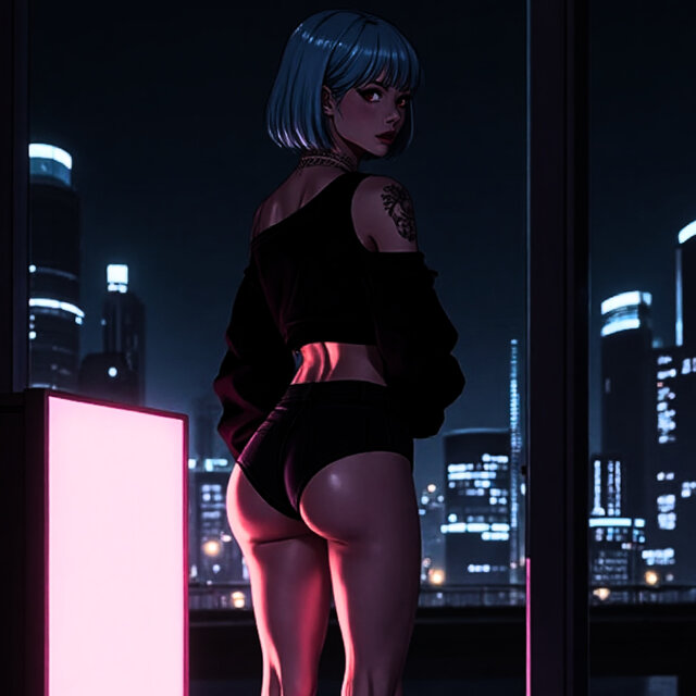 Japanese nights with girlfriend